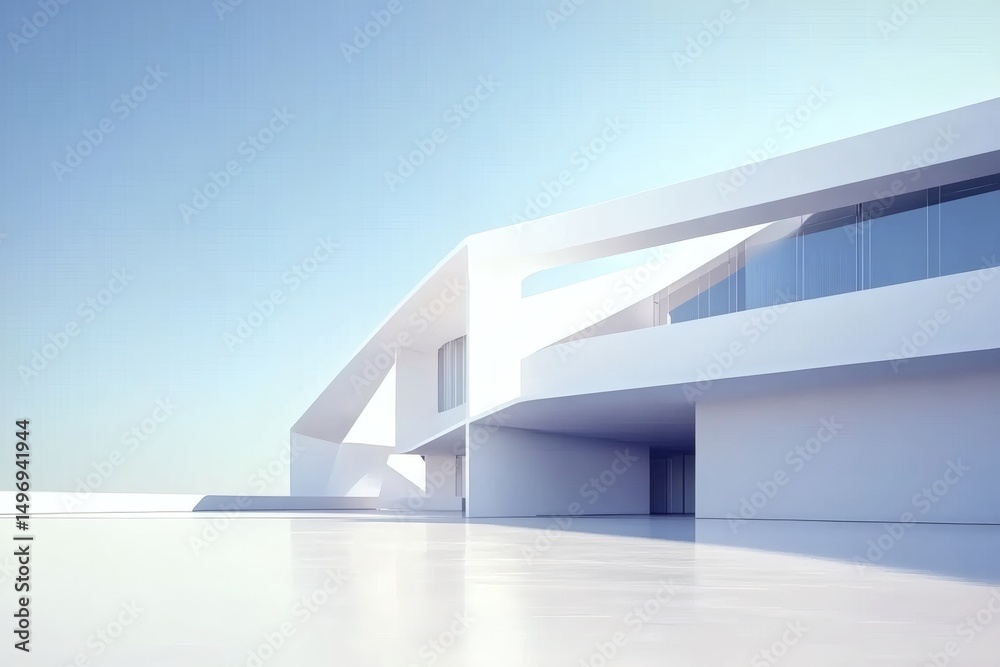 Obraz premium Modern Architectural Design in Light