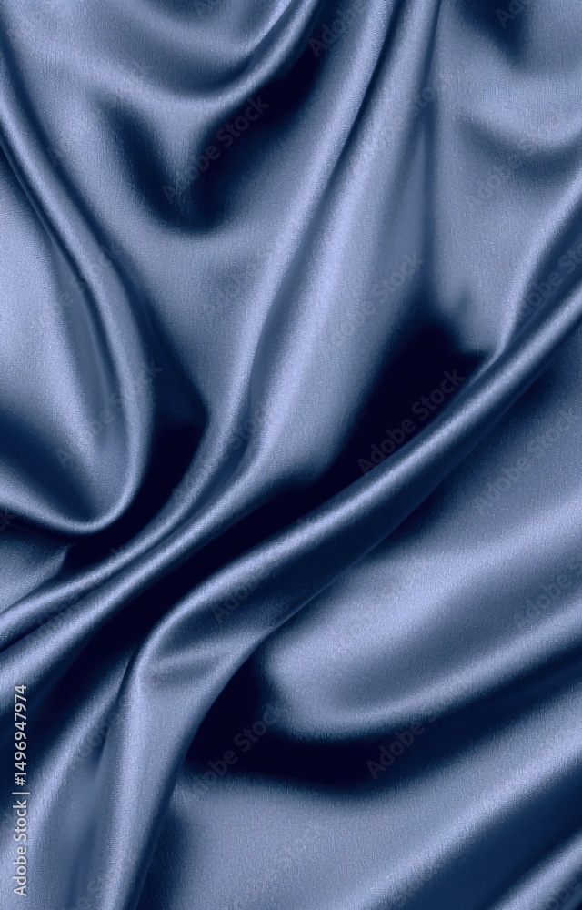 Obraz premium blue silk background