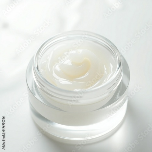jar of cosmetic cream photo