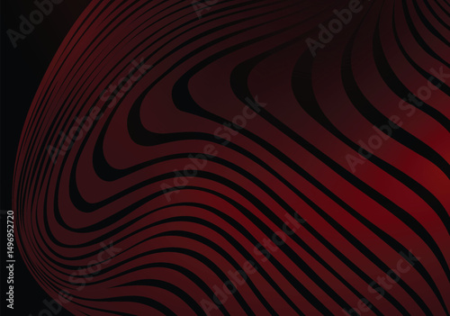 Abstract red  background with geometric shapes. Vector illustration in flat style. Design element for poster, card, banner, flyer.