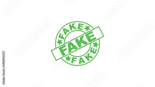 fake stamp seal vector stock illustration.