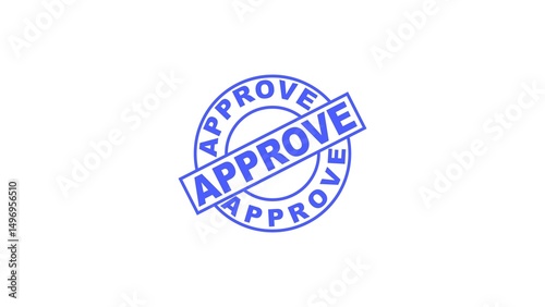 approve stamp seal vector stock illustration.