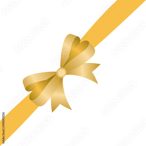 Golden Corner Ribbon