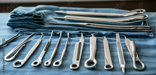 surgical instruments in the operating room