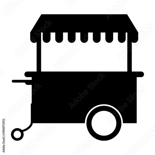 Street Food Cart Icon