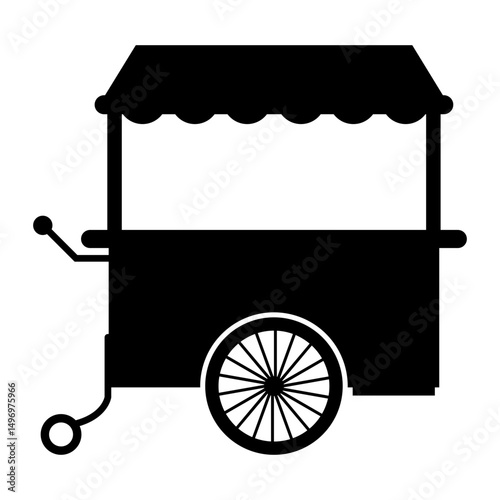 Street Food Cart Icon