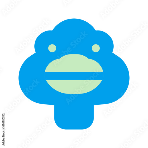 ostrich duo tone icon