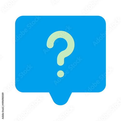 question duo tone icon
