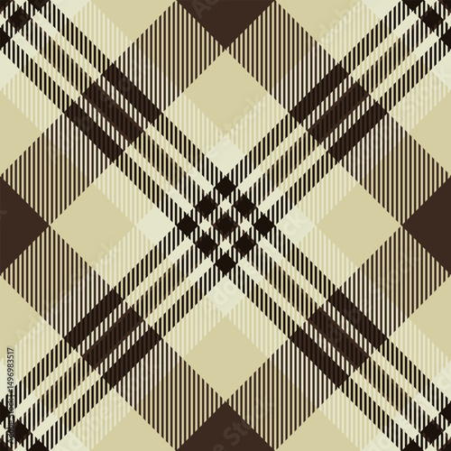Wallpaper tartan plaid vector, season background pattern seamless. Stitched textile fabric check texture in light and dark colors.