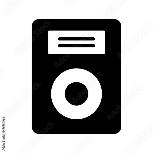 speakers icon on white background