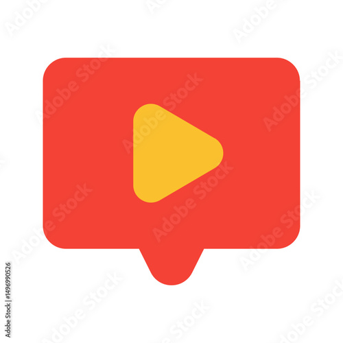 live streaming flat icon