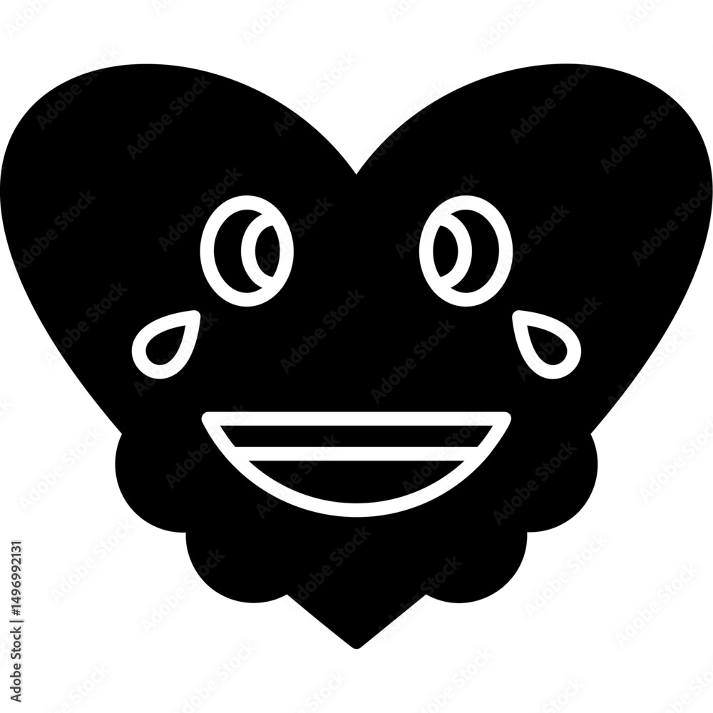 Naklejka premium Laughter icon