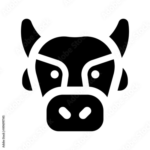 buffalo glyph icon