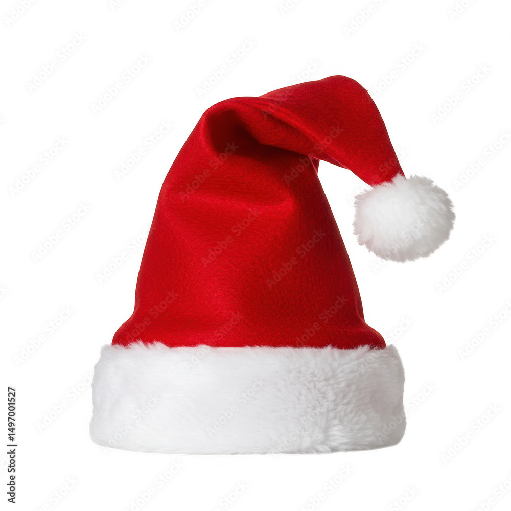 Santa claus hat isolated on transparent background Santa claus hat isolated on transparent background