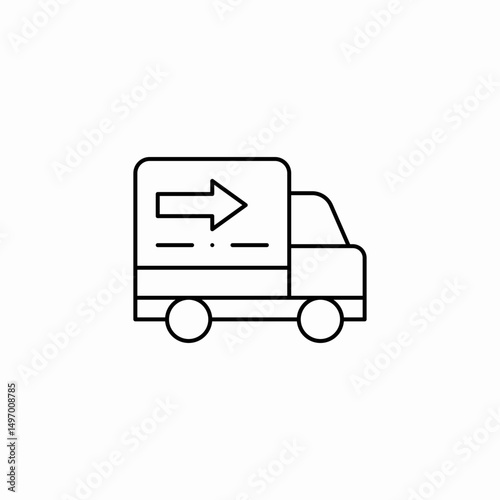 fast delivery icon sign vector
