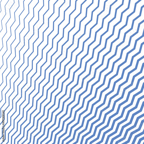 Blue zig zag line stripes abstract background