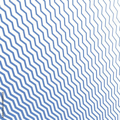 Blue zig zag line stripes abstract background