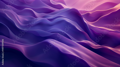 Smooth Metallic Surface Background with Polished Gradient Texture in Modern Style.