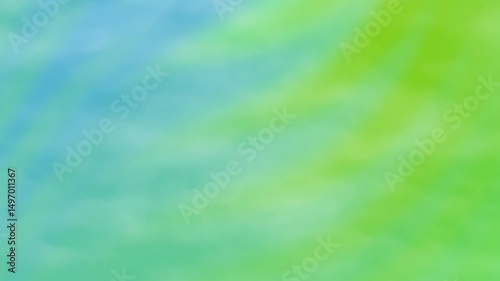 Abstract Blurry Gradient Texture in Soothing Green and Blue Tones Creating a Peaceful Atmosphere