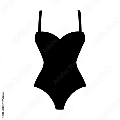 Corset icon vector. pair of stays illustration sign. foundation garment symbol or logo.