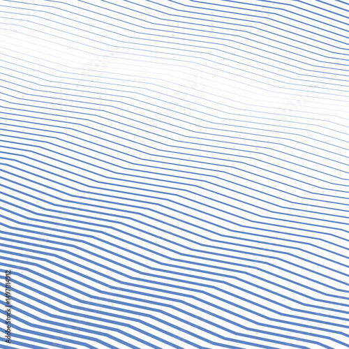 Blue zig zag line stripes abstract background