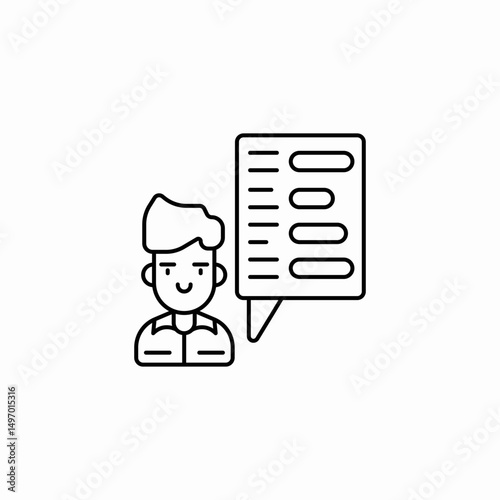 patient report icon sign vector