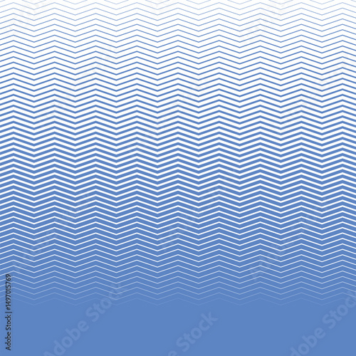 Blue zig zag line stripes abstract background