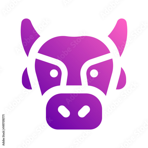 buffalo gradient icon
