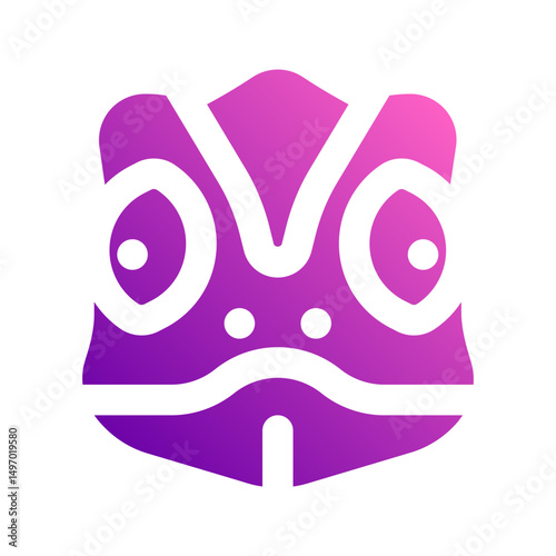 chameleon gradient icon