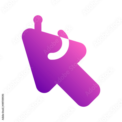 clickbait gradient icon