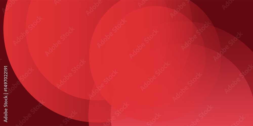 Obraz premium Red abstract background. Dynamic shapes composition red shape circle.Vector ilustration
