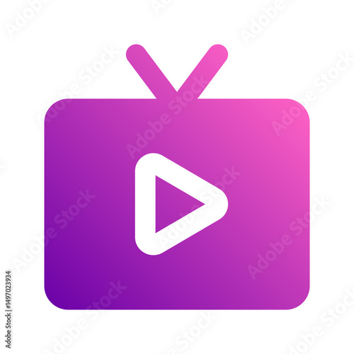 media gradient icon