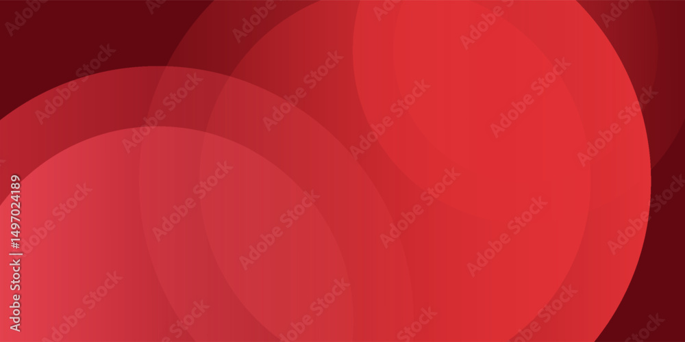 Obraz premium Red abstract background. Dynamic shapes composition red shape circle.Vector ilustration