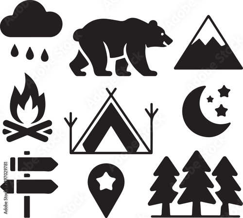 Modern Camping Silhouette SVG Bundle 2025 | Tent, Fire, Forest & Outdoor Adventure Clipart”

“Camping Under the Stars 2025 | Trendy Tent & Nature Scene SVGs for Shirts, Stickers & Crafts”

“New Style 