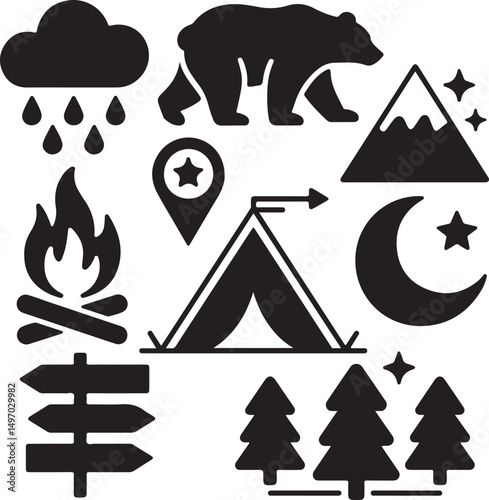 Modern Camping Silhouette SVG Bundle 2025 | Tent, Fire, Forest & Outdoor Adventure Clipart”

“Camping Under the Stars 2025 | Trendy Tent & Nature Scene SVGs for Shirts, Stickers & Crafts”

“New Style 