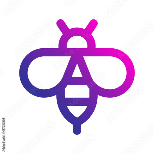 bee gradient icon