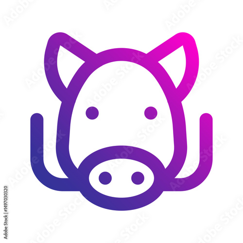 boar gradient icon
