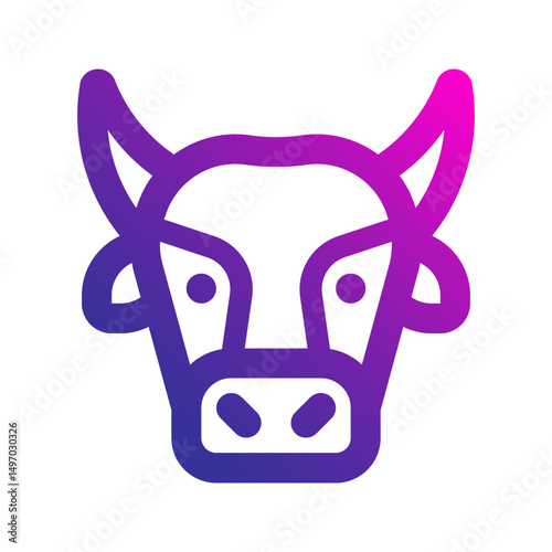 buffalo gradient icon