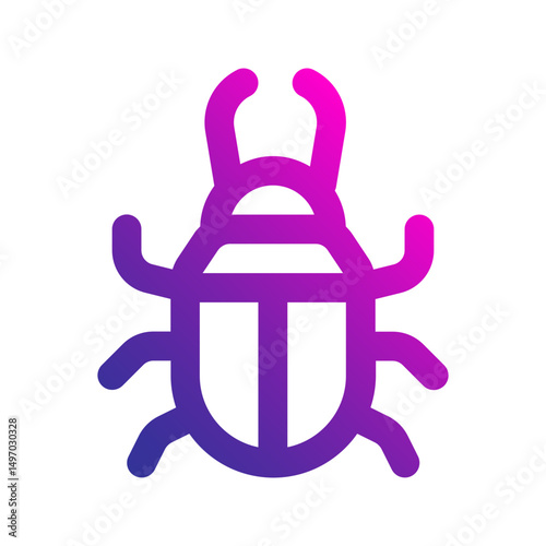 beetle gradient icon
