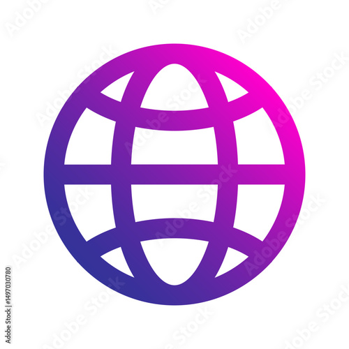 internet gradient icon