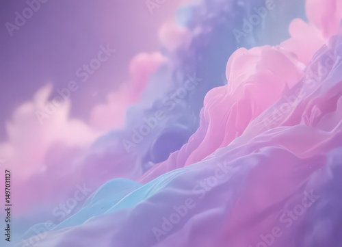 Abstract pastel blend  Soft, dreamy, defocused purple, pink & blue tones , tone, delicate