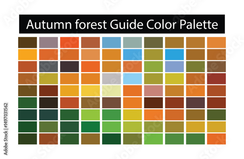  Warm autumn color palette with rich shadows and soft tints. Perfect for seasonal branding, print tests, cozy designs, and trendy vector artwork.