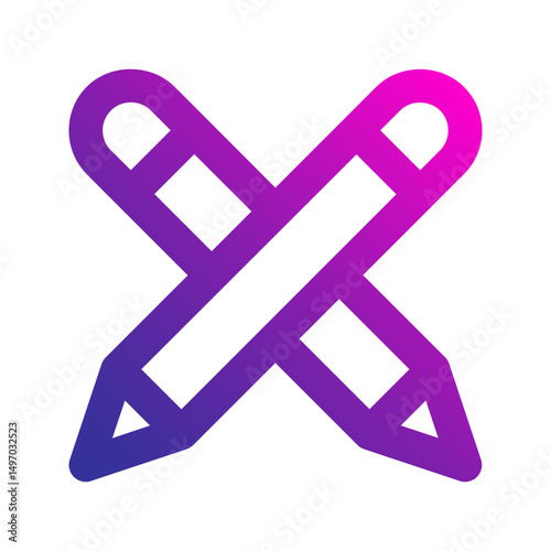 writing tools gradient icon
