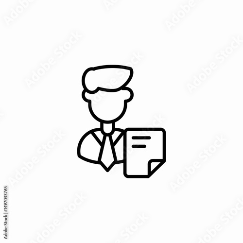 business man icon sign vector