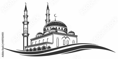 vector illustration of a church