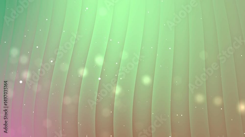 Abstract Gradient Background With Soft Waves and Light Bokeh Effects in Multiple Colors