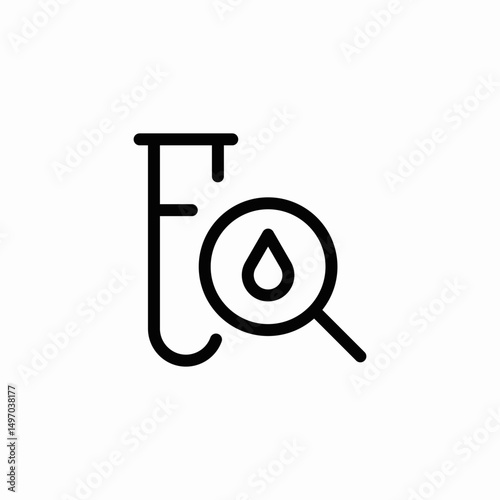 lab drop icon sign vector