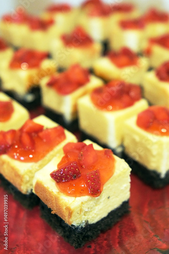 Wallpaper Mural Mini Strawberry Cake Torontodigital.ca