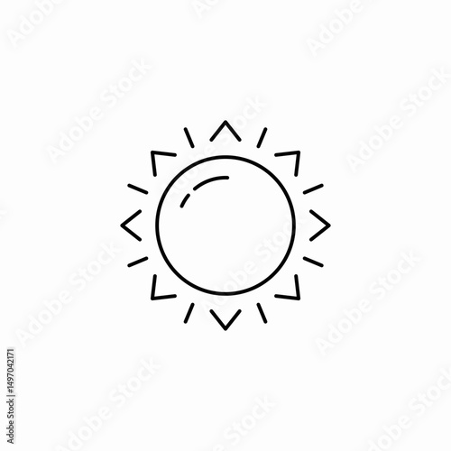 solar energy icon sign vector