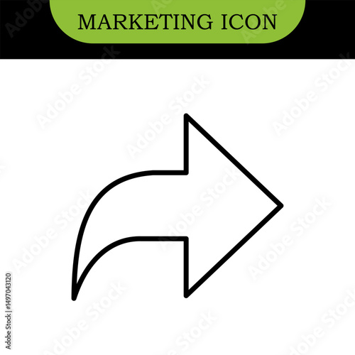 Digital Marketing Line Editable Icons set. Vector illustration in modern thin line style of online business related icons: advertisement, sales, content analysis, and more